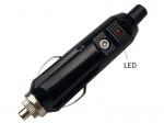 Auto Male Plug Cigarette Lighter Adapter bi LED